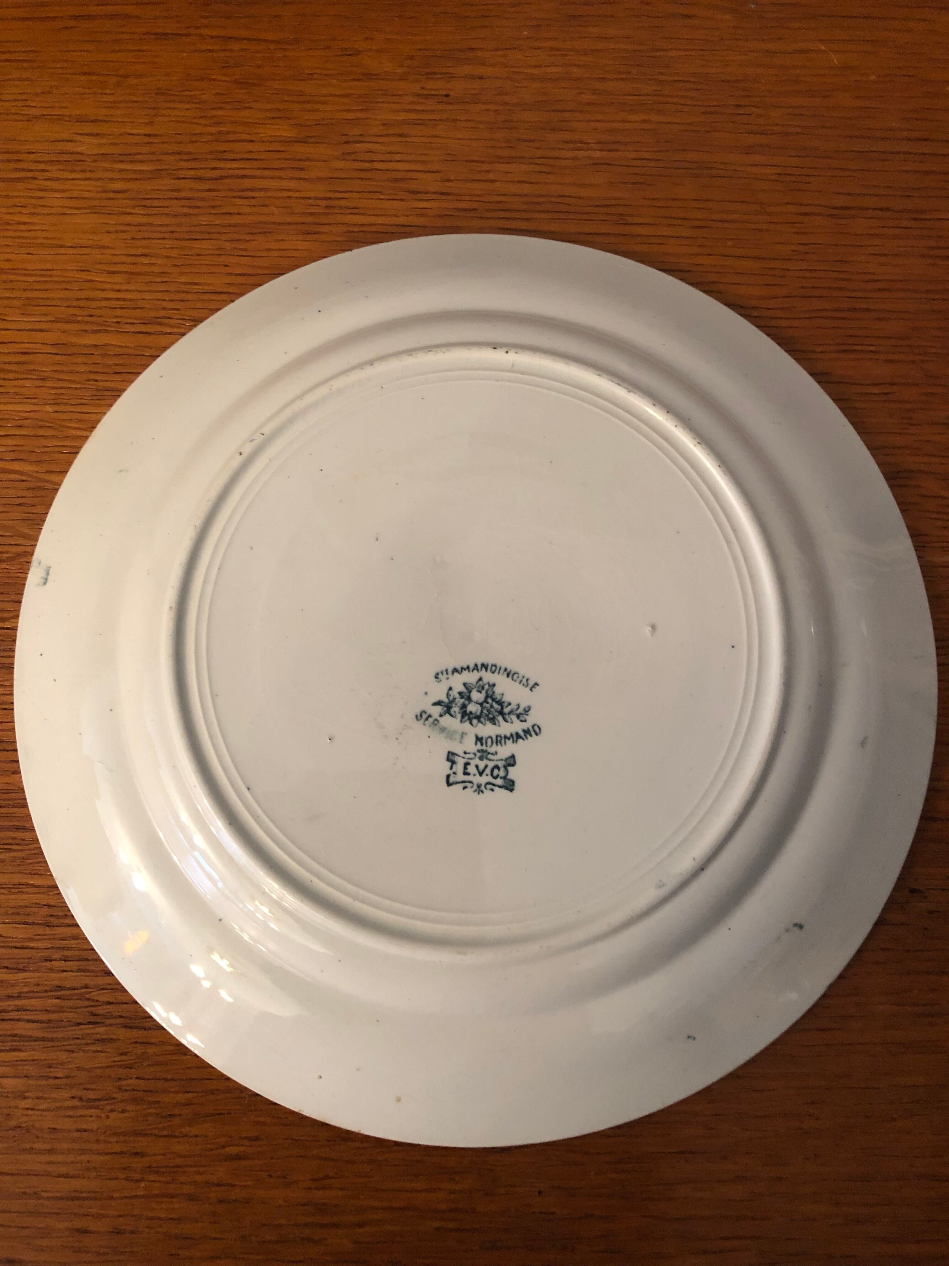 Set of 6 dessert plates Terre de Fer