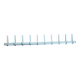 70s aluminum coat rack