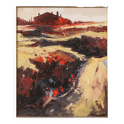 Ernest Julien Malla - Paysage d'influence fauve post-impressionniste