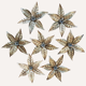 Brass flower floral wall sconce, Willy Daro for Massive, Belgium 1970s