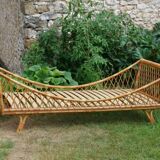 Rattan bed