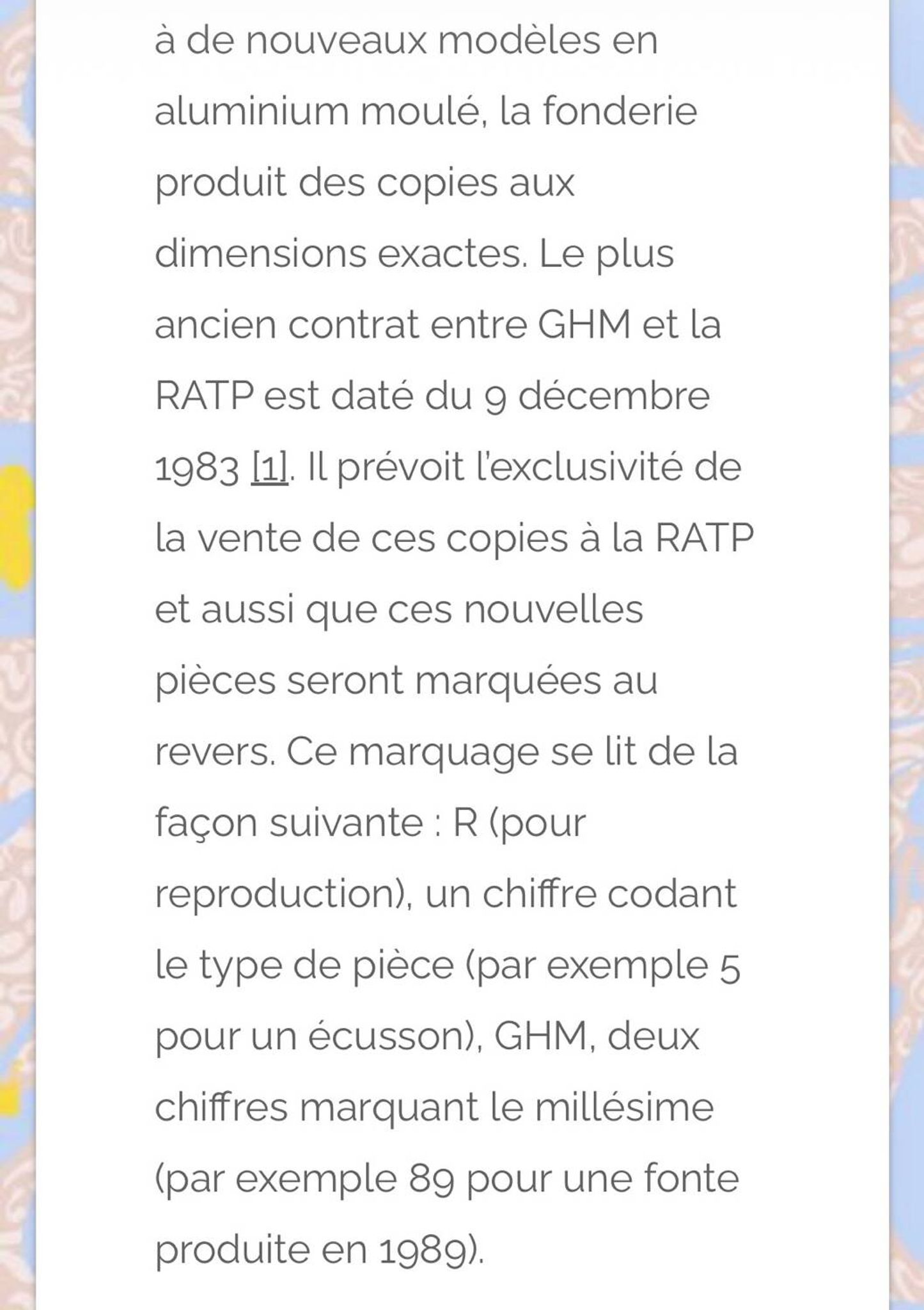 Écusson du métro parisien Hector Guimard