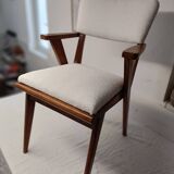 Set of 2 50s style chairs refurbished