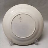 Decorative Plate Barbotine St Clément Made In France Vintage Grape Pattern