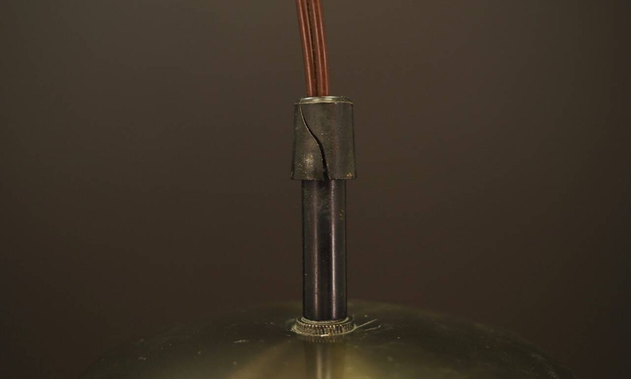 Lampe à suspension, design danois, années 1970, fabricant : Holmegaard