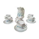 Arcopal forget-me-not Veronica and pourer cups