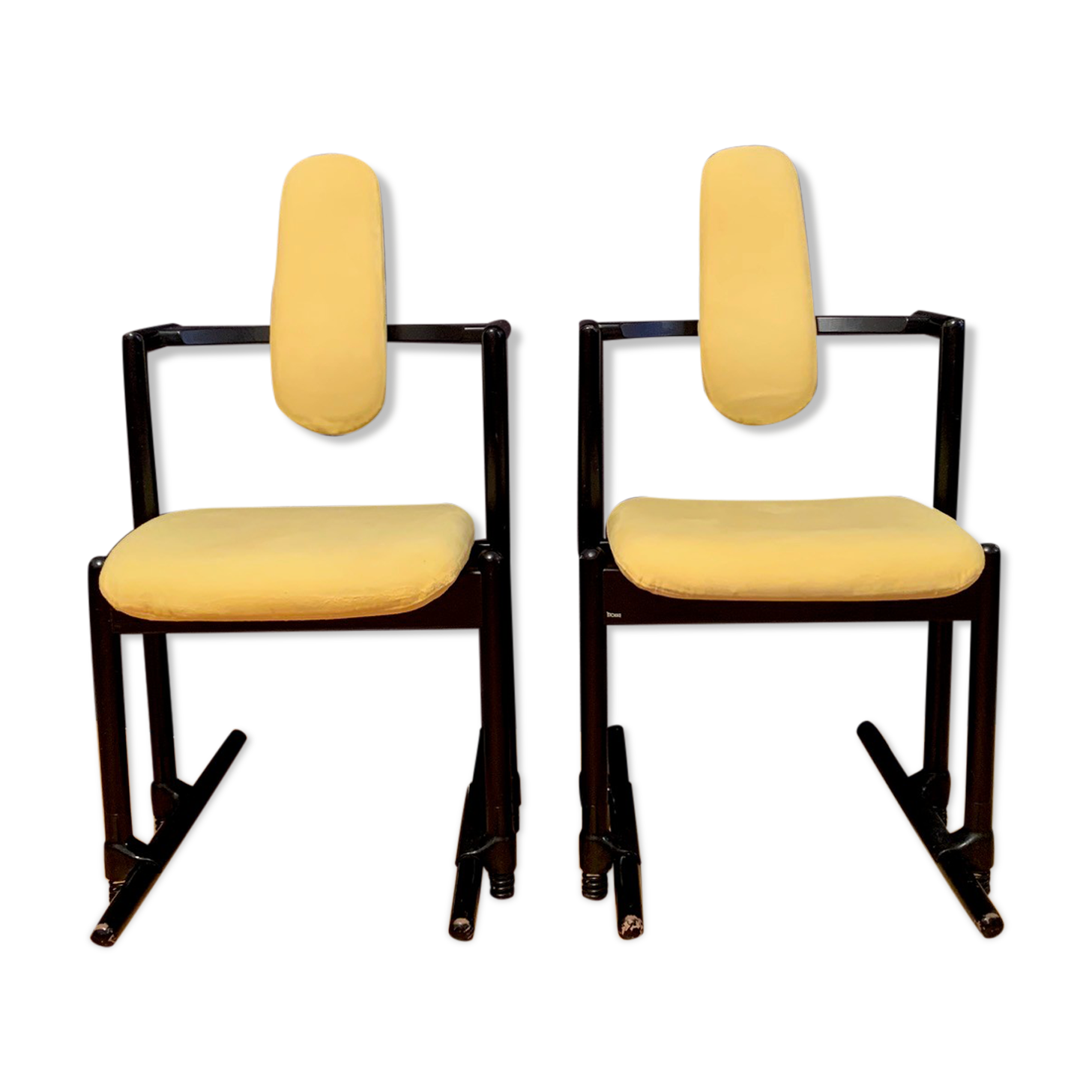 Pair of Flysit armchairs by Peter Opsvik Stokke Norway 1990s