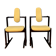 Pair of Flysit armchairs by Peter Opsvik Stokke Norway 1990s