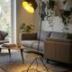 Lampadaire tripode style Matégot années 50