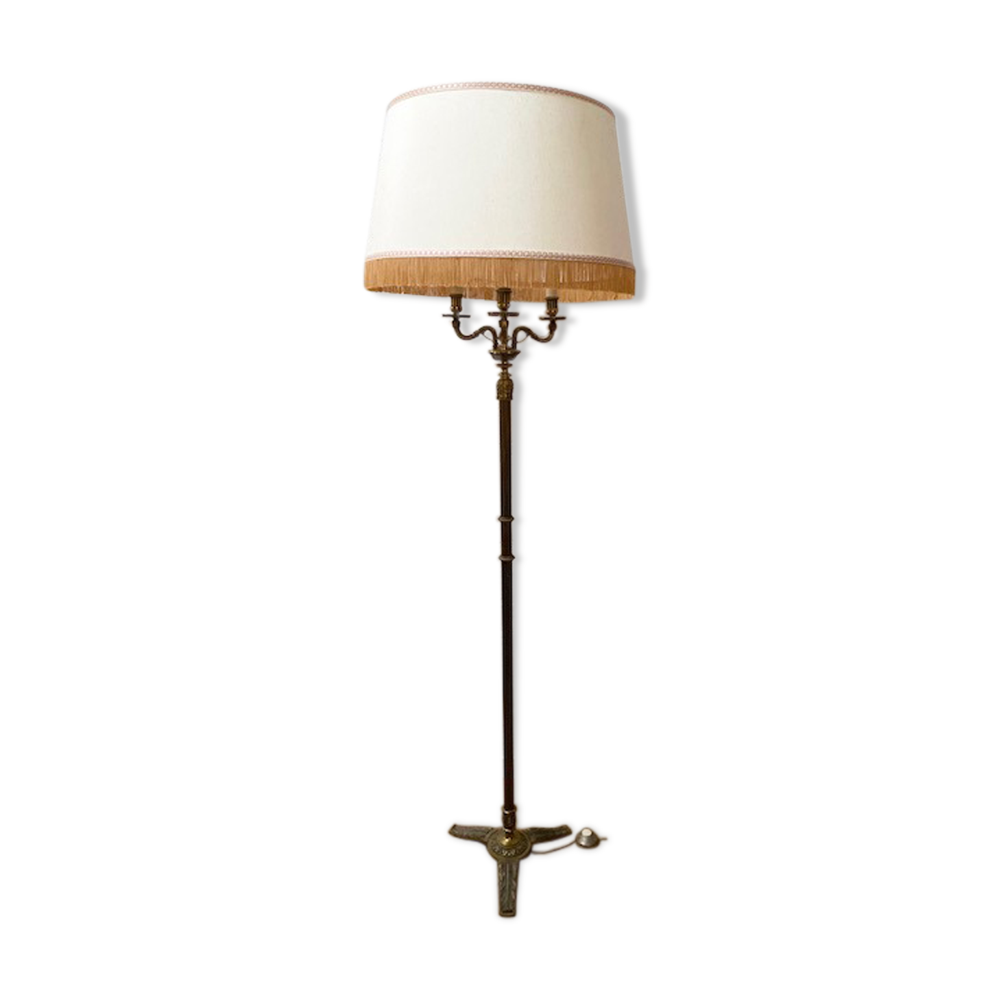 Brass floor lamp 50s/60s