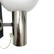 AKA Leuchten wall lamp, 1970s, Space Age chrome sphere, mid-century vintage