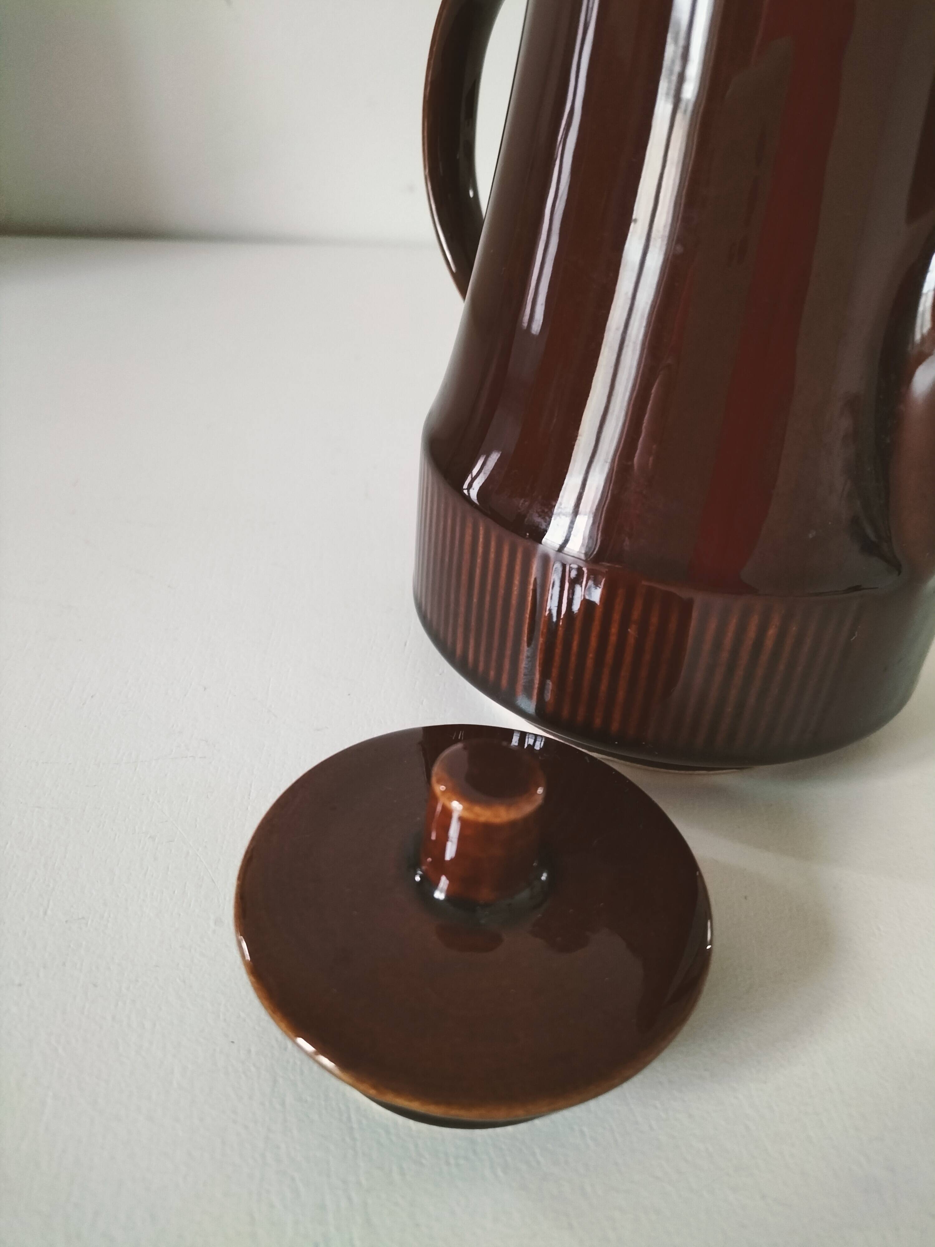 Vintage Melitta chocolate brown coffee maker – 1970s