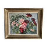 Oil on signed wood panel