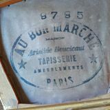 2 gilded Napoleon III bedroom chairs, 1900s