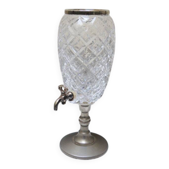 Antique cut crystal absinthe fountain