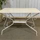 1980s metal garden table