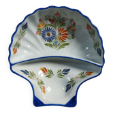 Porcelain molds & fries plate Croquet Quimper