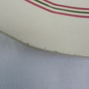 Assiette plate en faïence de Sarreguemines modèle Armelle diam 23 cm