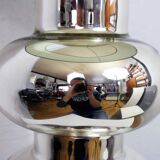 Églomisé glass table lamp