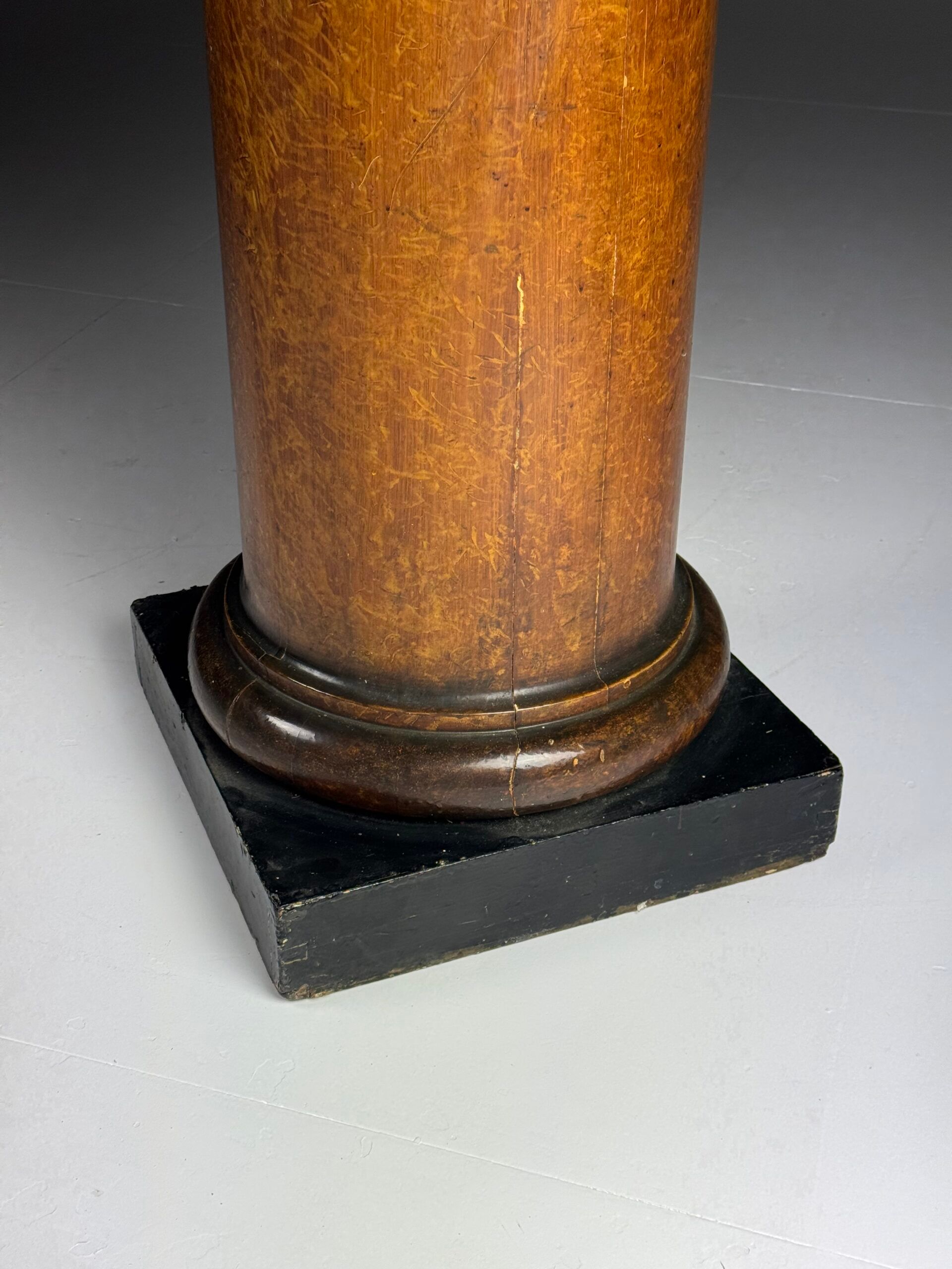 Faux bois column 19th century