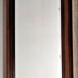 Vintage wooden rectangular mirror 129 x 39 cm
