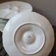 12 huitres porcelain plates from Limoges circa 1970