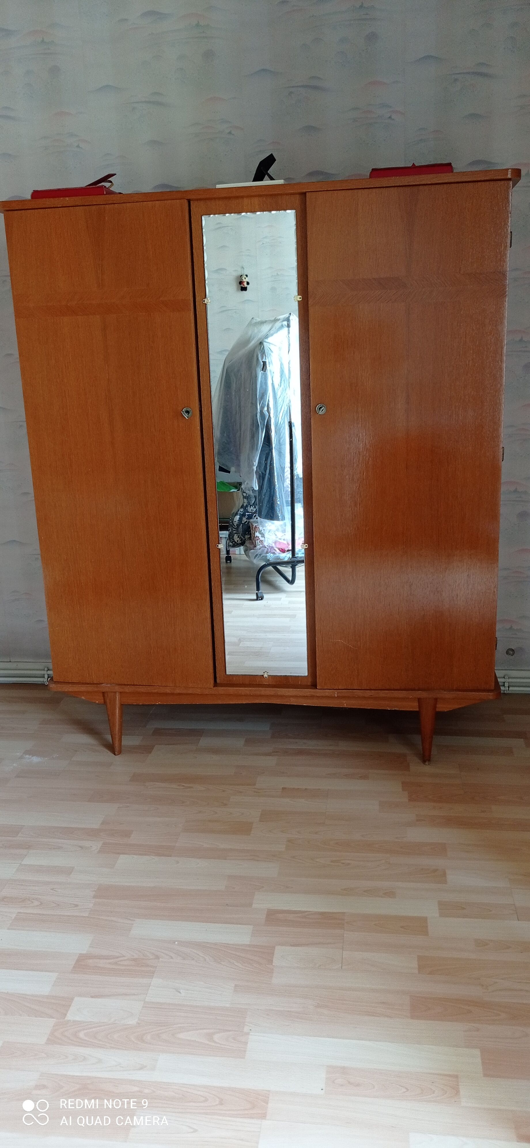 vintage wooden cabinet year 1965