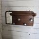 Vintage 60s oak coat rack