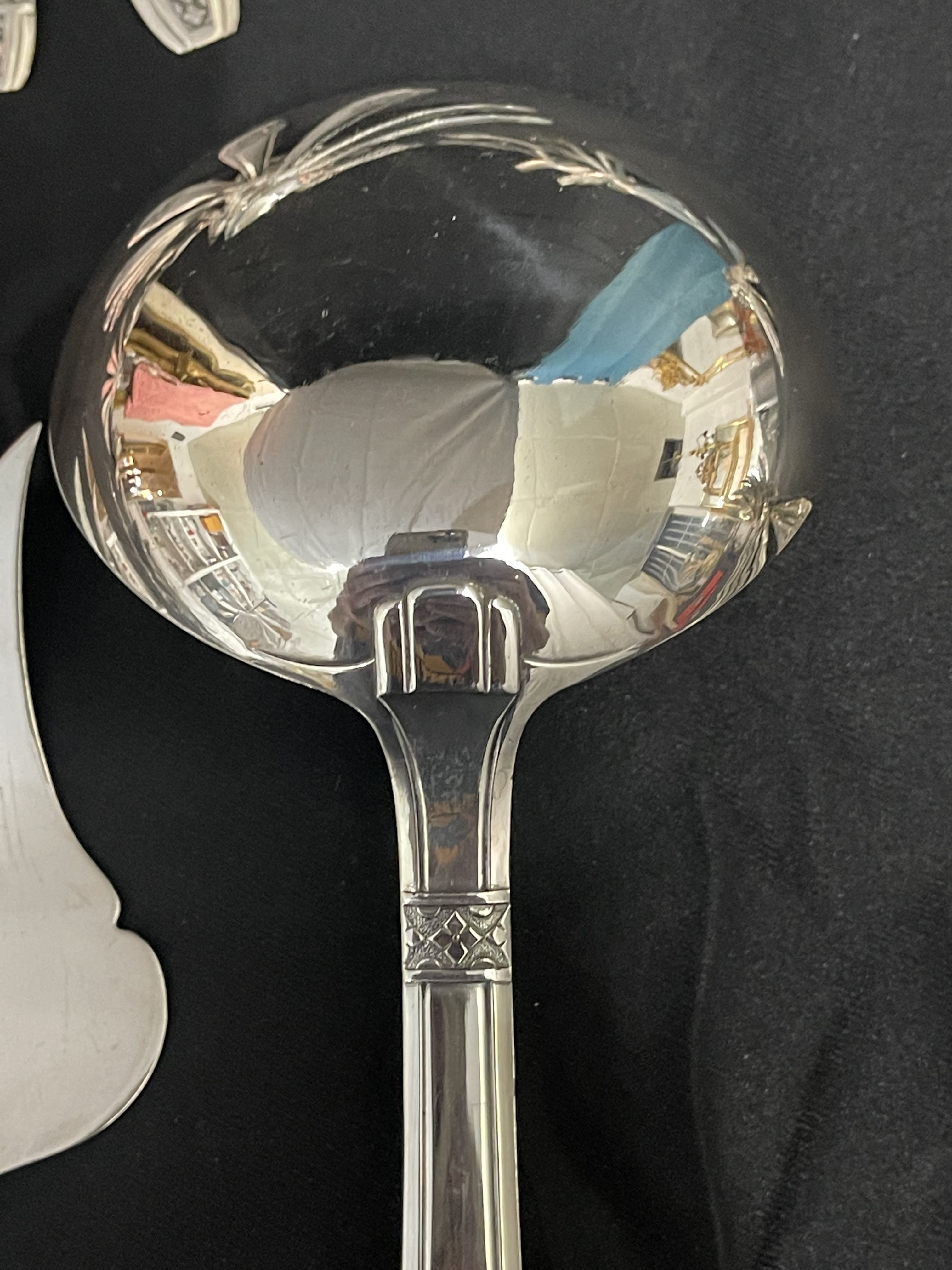 Cutlery 143 pieces Grand Prix de Monaco art deco with silversmith