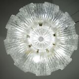 Garda, luxury Italian Murano glass ceiling light or flush mount, 1980s