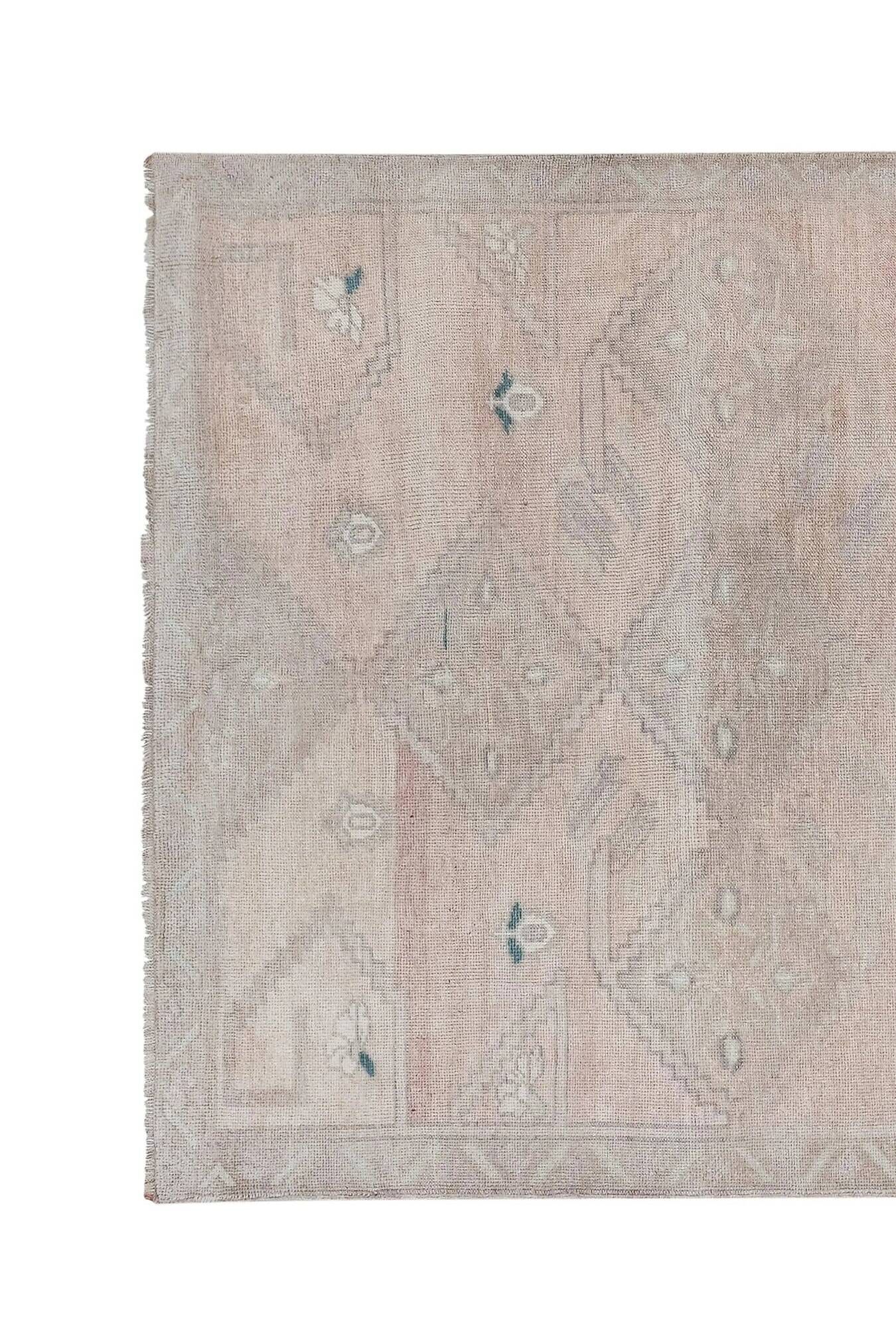 Vintage Turkish handmade rug 148x319 cm