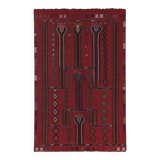 Vintage Turkish Oushak Rug Handwoven 151x235 cm