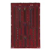 Vintage Turkish Oushak Rug Handwoven 151x235 cm
