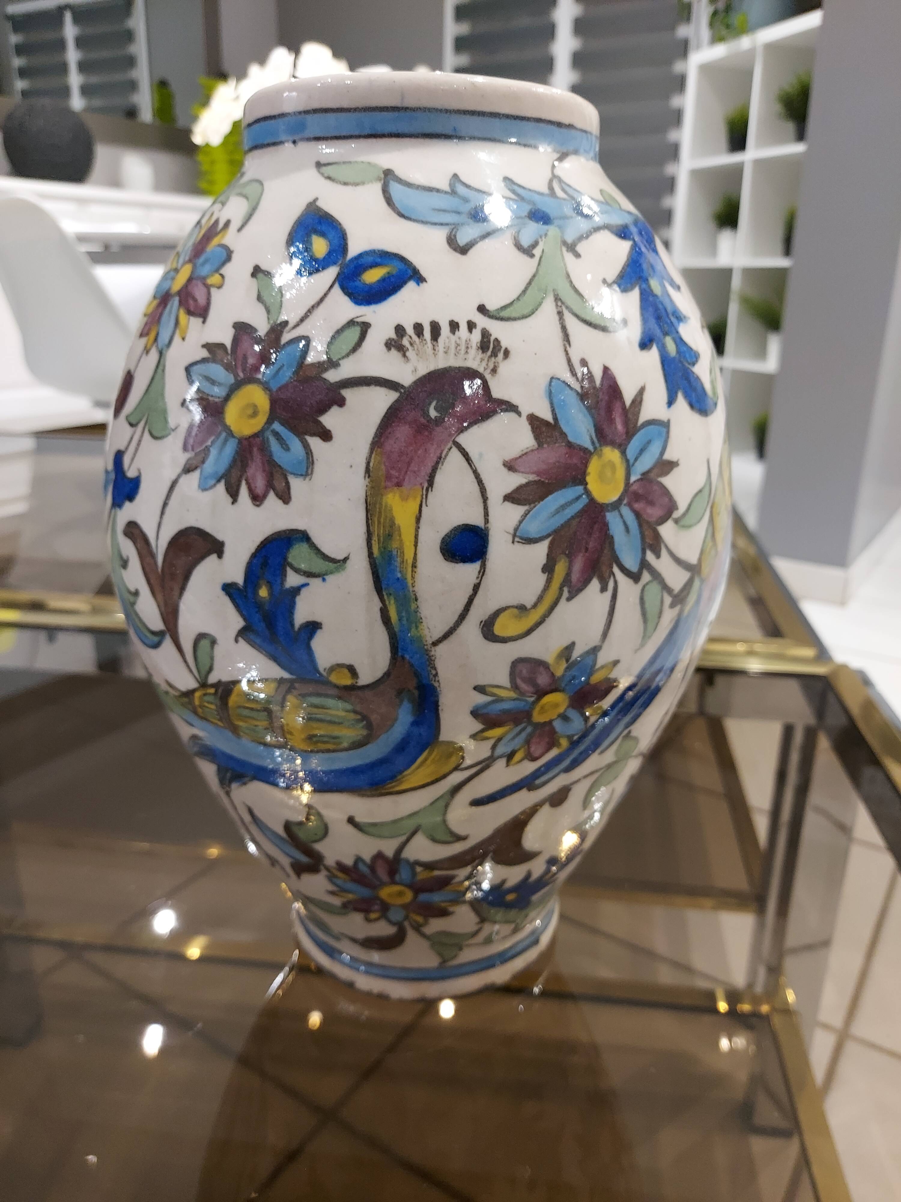 Vase Art deco sandstone 1960