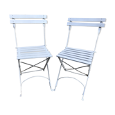 Paire de chaises pliantes