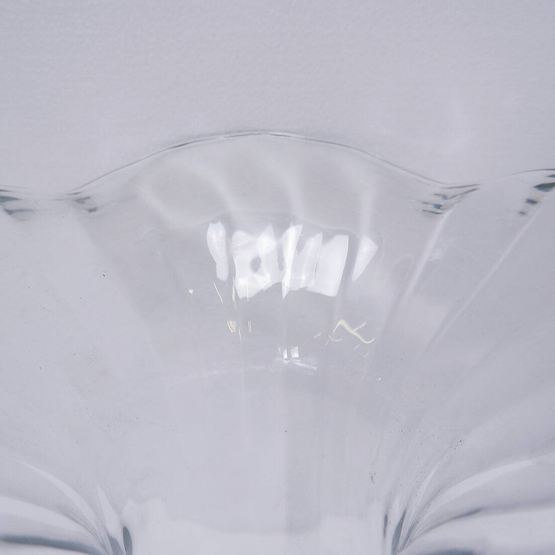 Transparent glass vase attributed to Peill & Putzler - Circa 1970