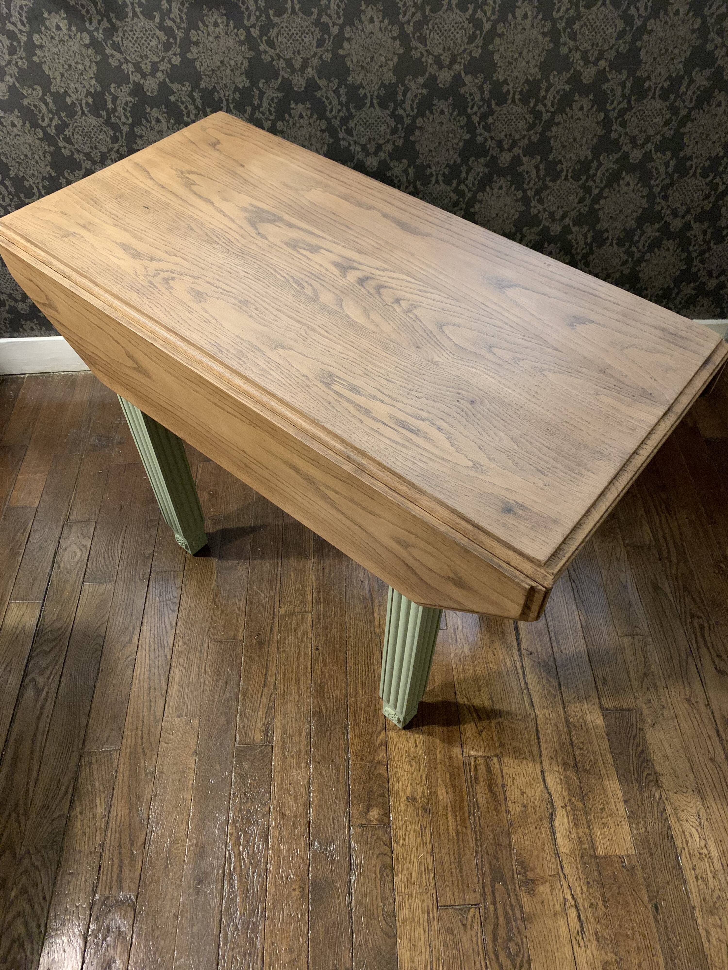 octagonal flap table