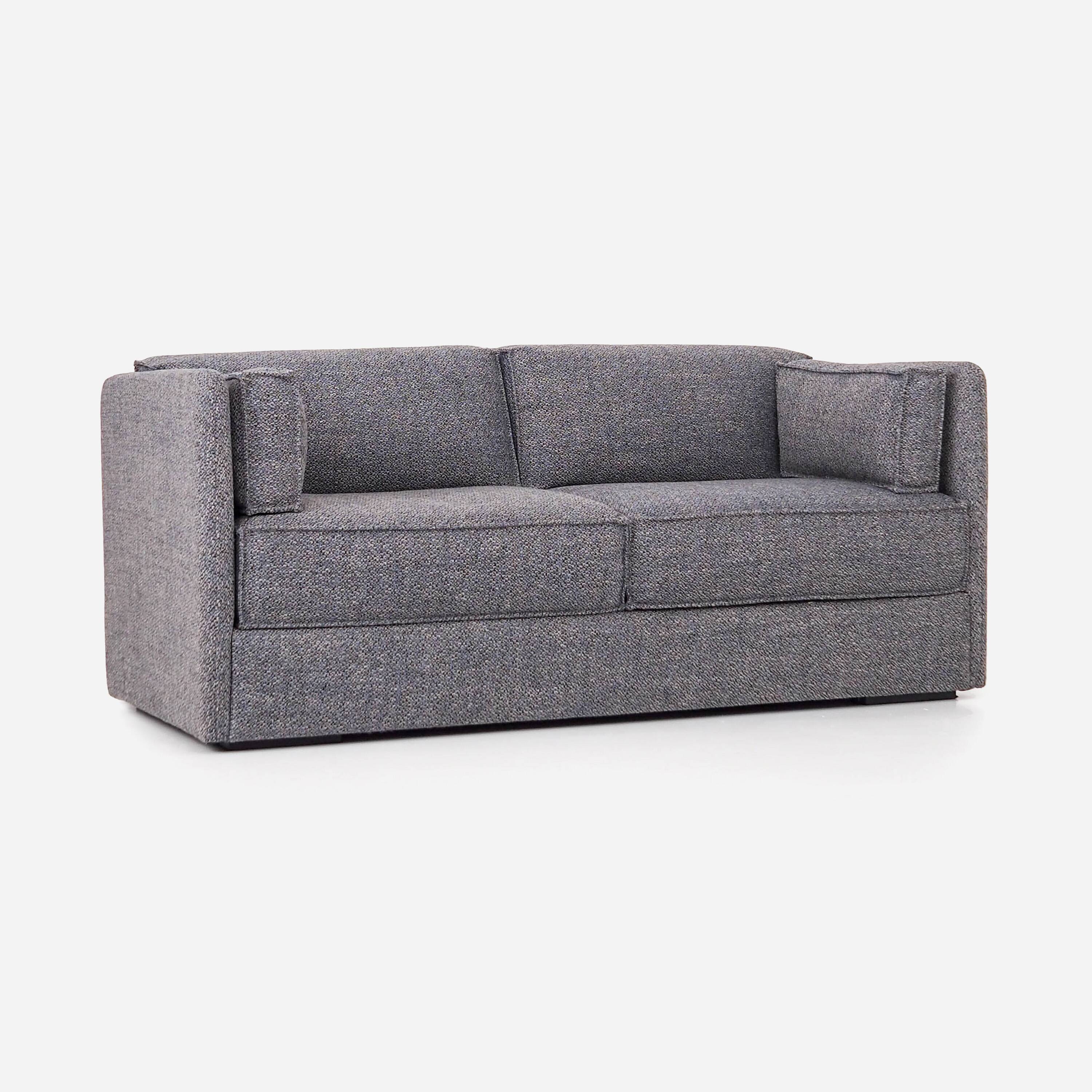 Sofa HAGA gris mélangé, design scandinave