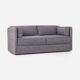 Sofa HAGA gris mélangé, design scandinave