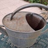 Old zinc watering can
