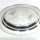 Gallia collection serving dish in silver metal