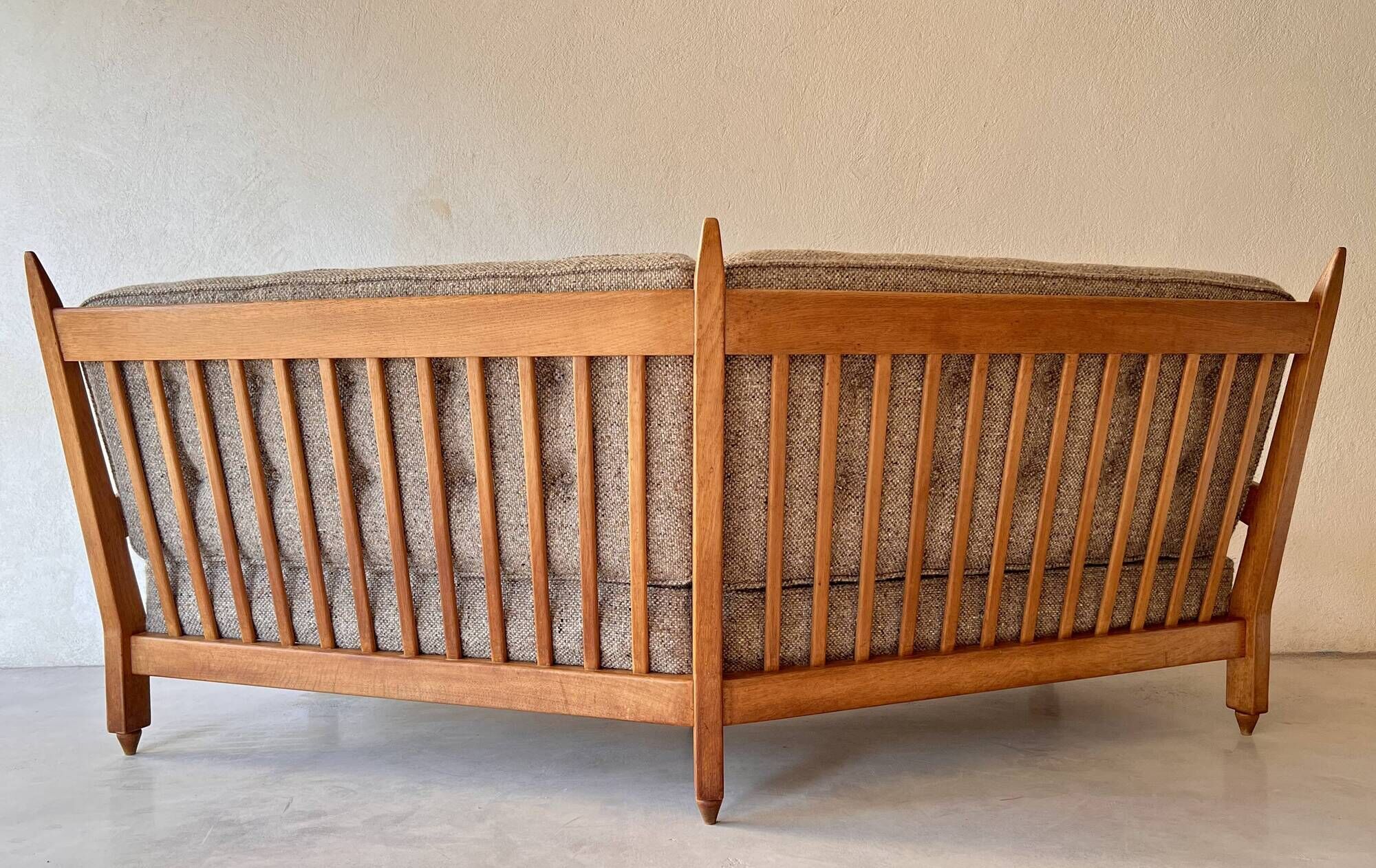 Corner bench by Guillerme and Chambron for Your House, France 60s