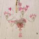 Murano glass chandelier romantic Casanova style