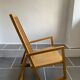 Rocking chair hêtre blond vintage