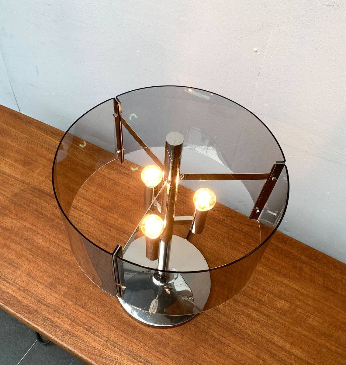 Lampes de table Space Age du milieu du siècle, années 1970, lot de 2