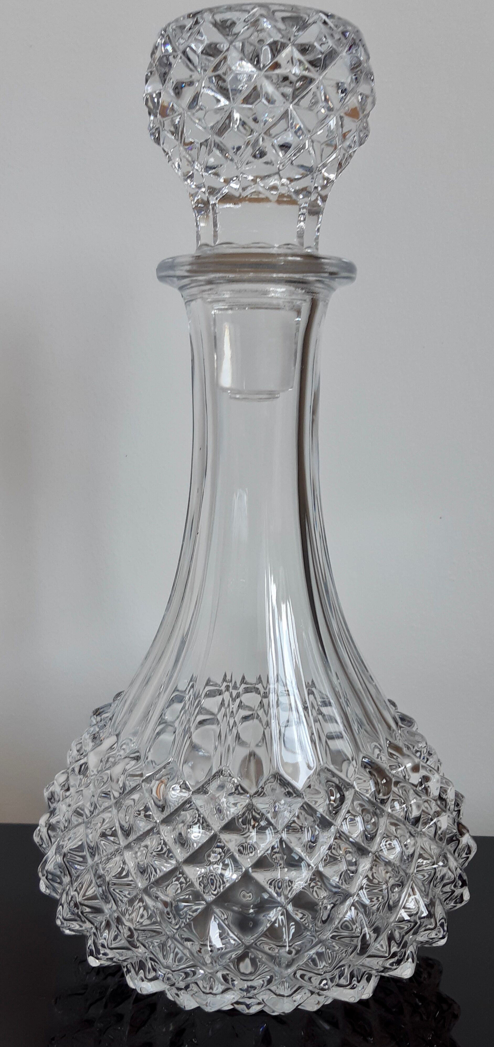 Crystal wine decanter 50s