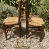 Straw chairs