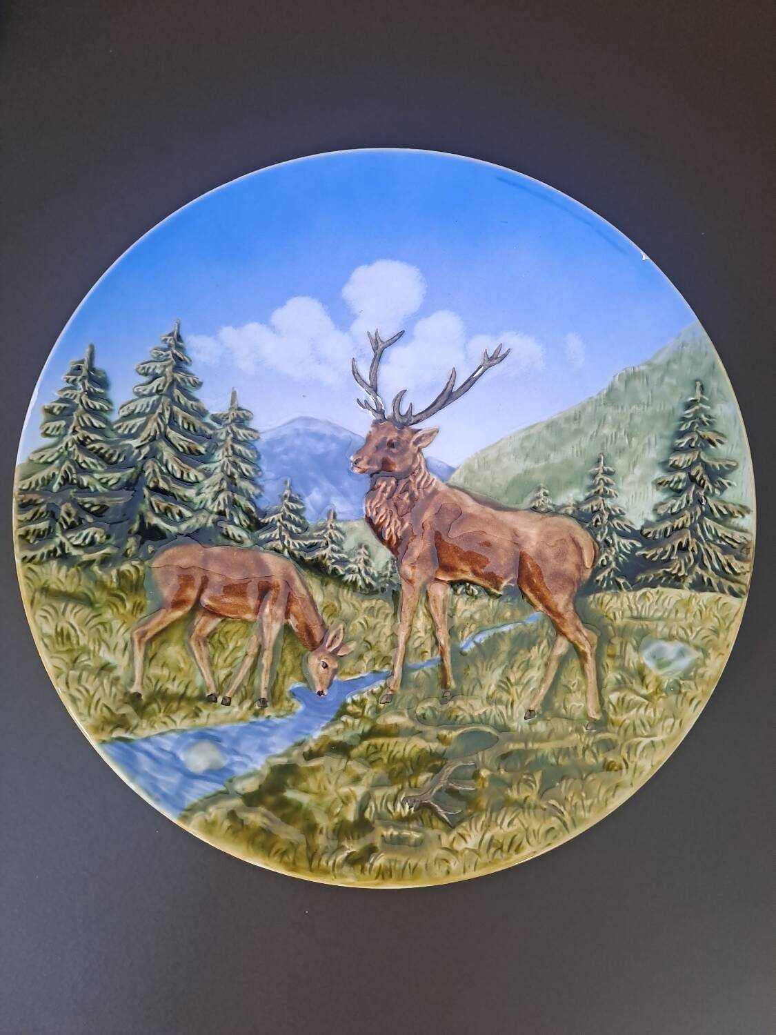 Majolika vintage plates 1960