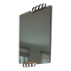 Mid-Century Brass Smoked Mirror, Italy, 1970s