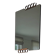 Mid-Century Brass Smoked Mirror, Italy, 1970s
